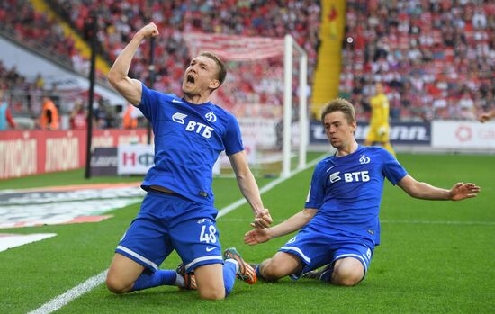 Football. Russian Premier League. Spartak vs. Dynamo