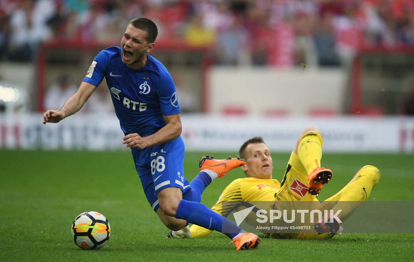 Football. Russian Premier League. Spartak vs. Dynamo