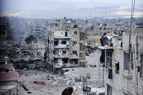 Update from Yarmouk refugee camp area in southern suburb of Damascus