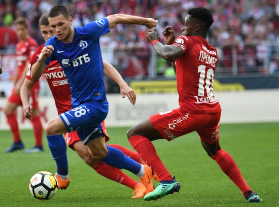 Football. Russian Premier League. Spartak vs. Dynamo