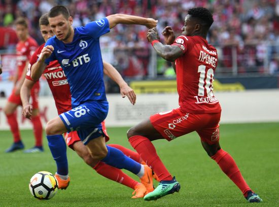 Football. Russian Premier League. Spartak vs. Dynamo