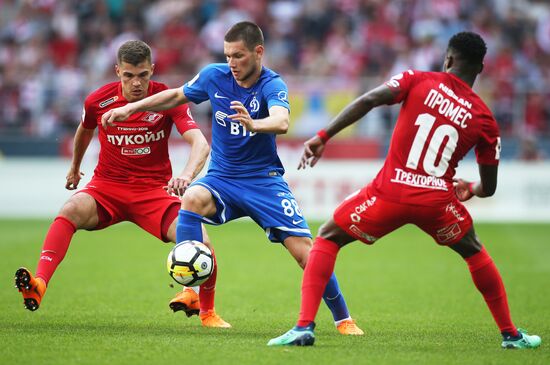 Football. Russian Premier League. Spartak vs. Dynamo