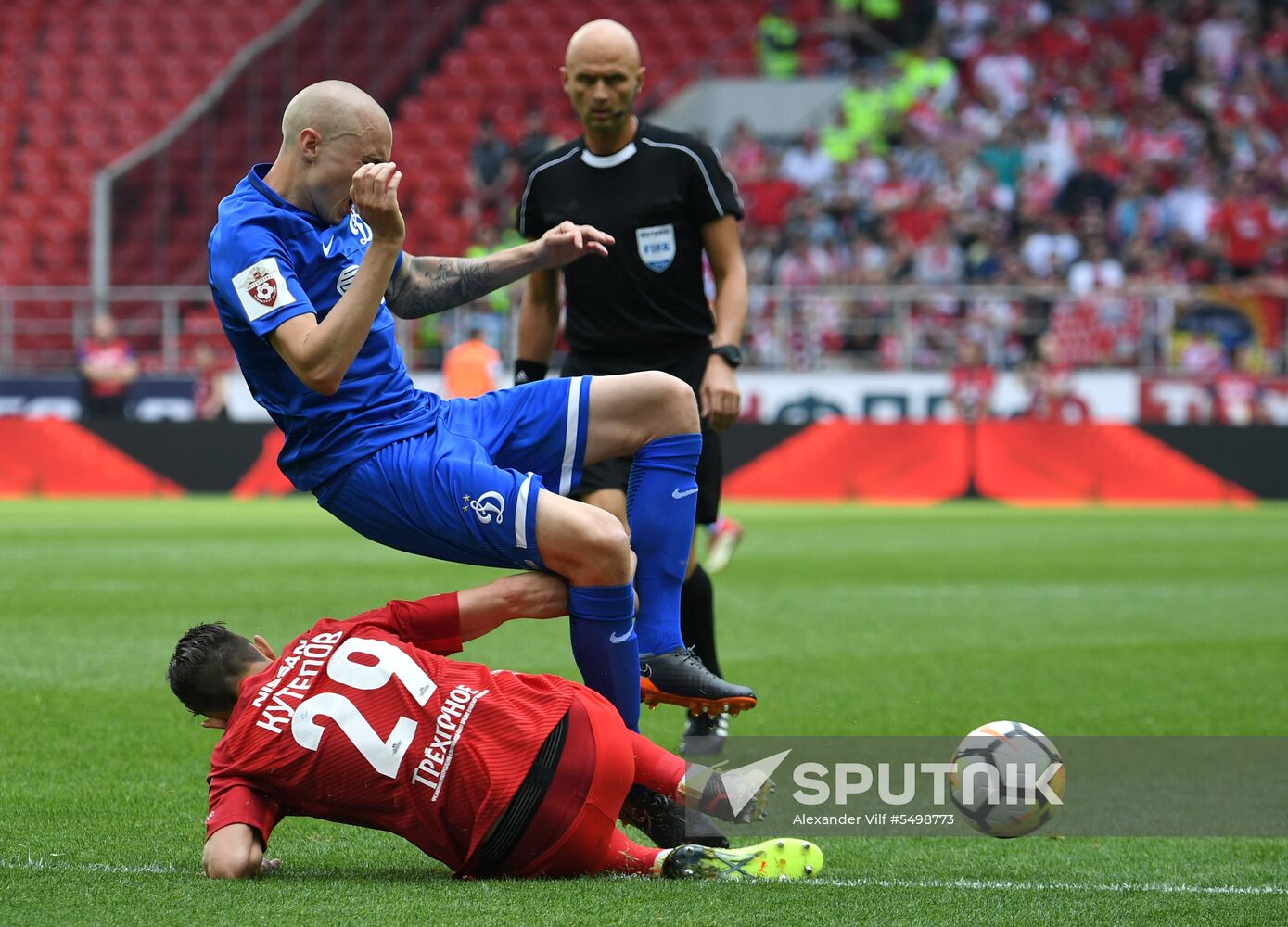 Football. Russian Premier League. Spartak vs. Dynamo