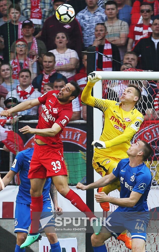 Football. Russian Premier League. Spartak vs. Dynamo