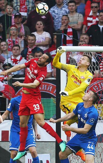 Football. Russian Premier League. Spartak vs. Dynamo