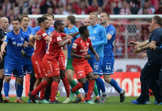 Football. Russian Premier League. Spartak vs. Dynamo