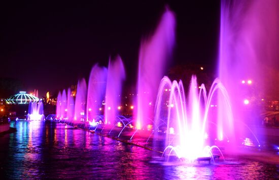 Fountains in Khabarovsk