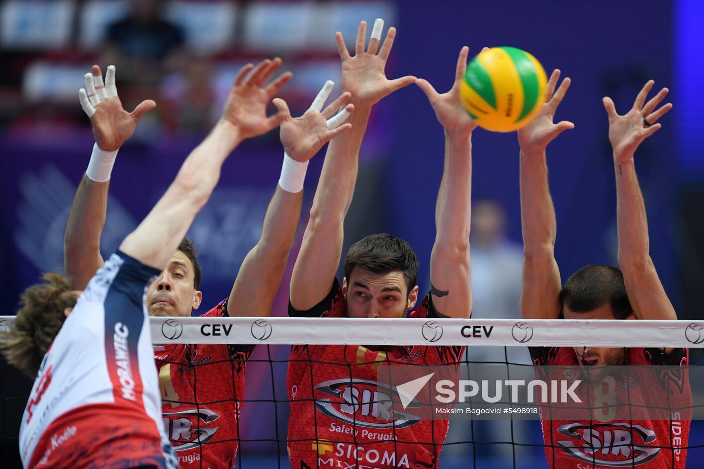 Volleyball. Champions League Final Four. Men. Bronze medal match