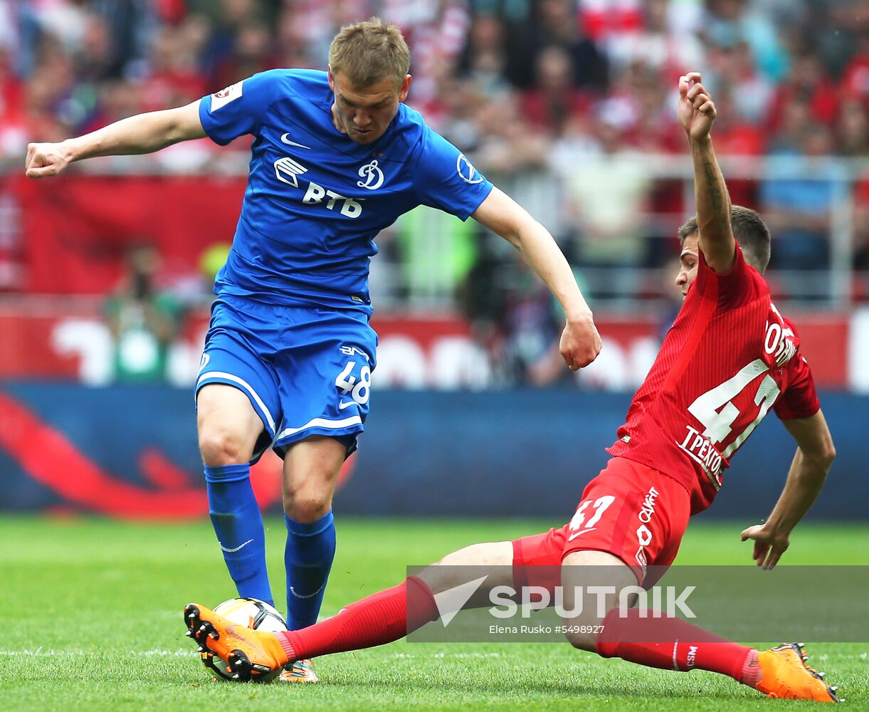 Football. Russian Premier League. Spartak vs. Dynamo