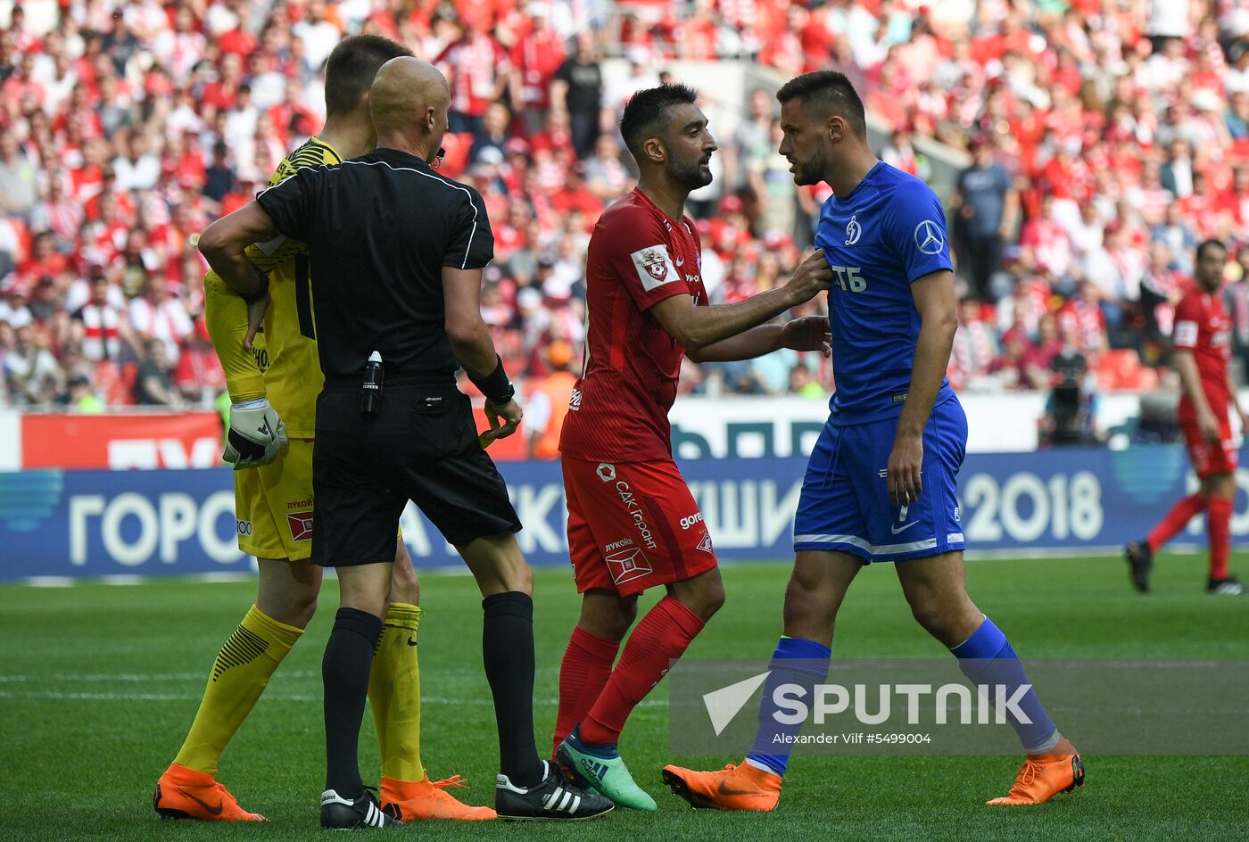 Football. Russian Premier League. Spartak vs. Dynamo