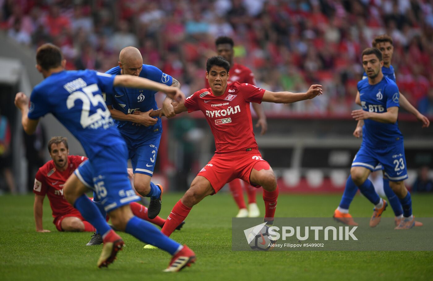 Football. Russian Premier League. Spartak vs. Dynamo