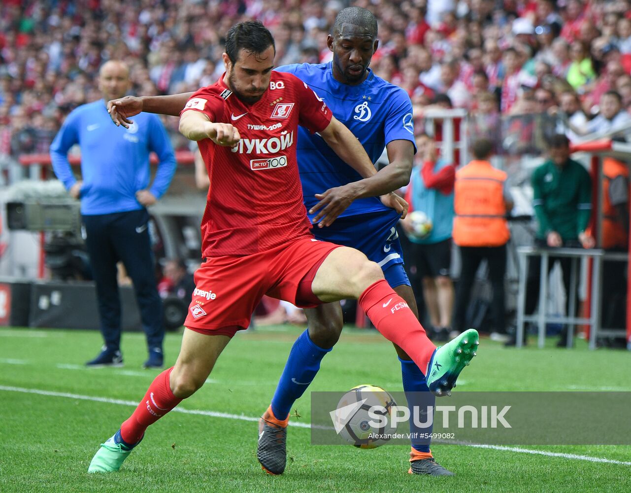 Football. Russian Premier League. Spartak vs. Dynamo