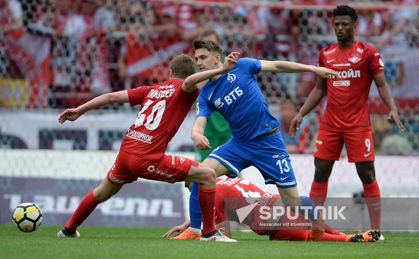 Football. Russian Premier League. Spartak vs. Dynamo