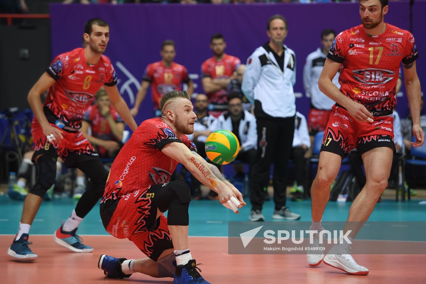 Volleyball. Champions League Final Four. Men. Bronze medal match