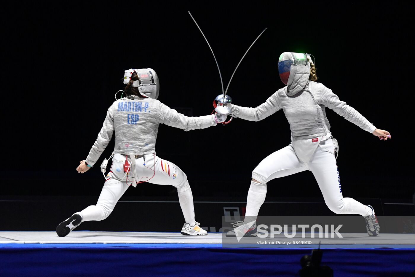 Fencing. 2018 Moscow Saber. Women