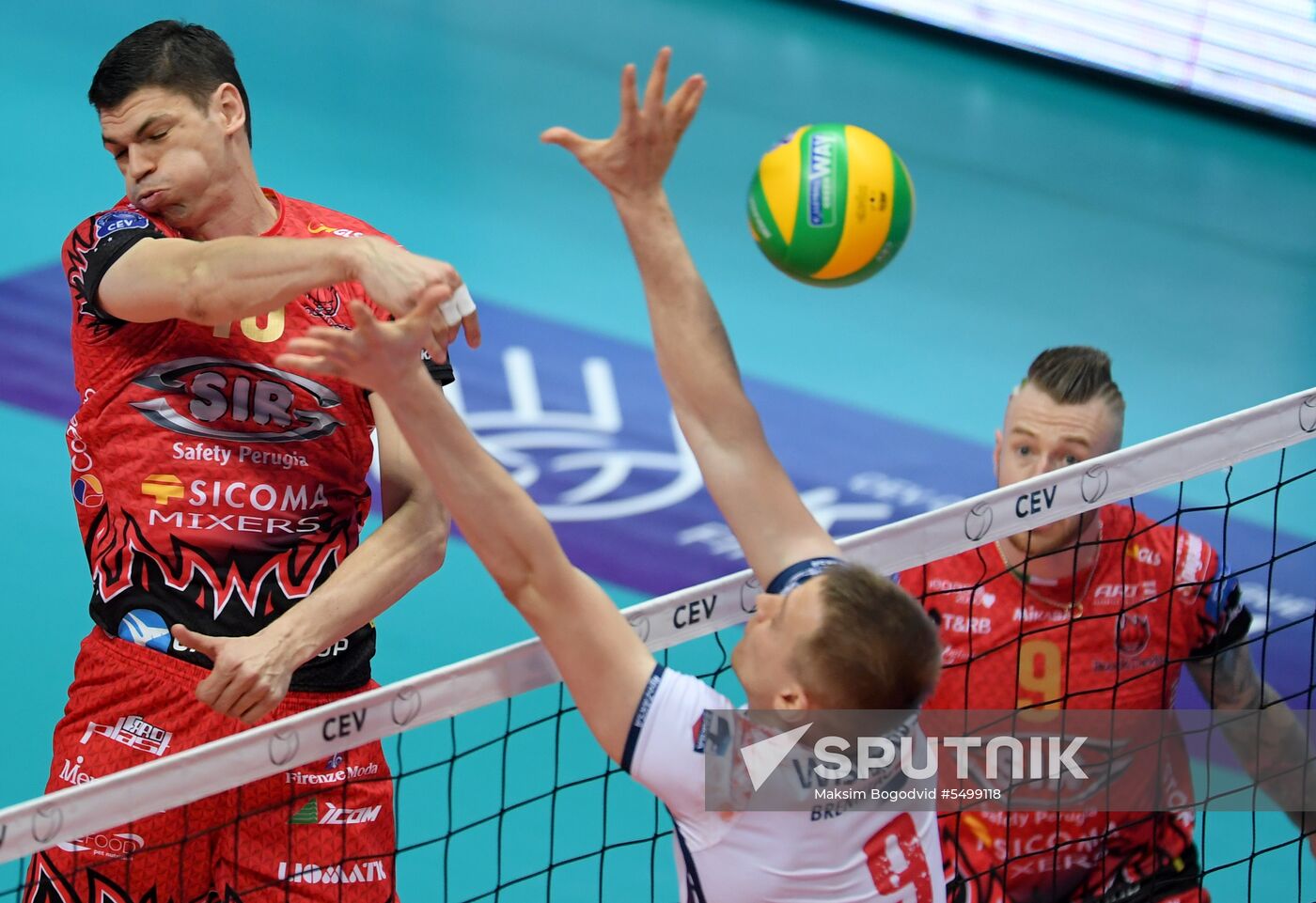 Volleyball. Champions League Final Four. Men. Bronze medal match
