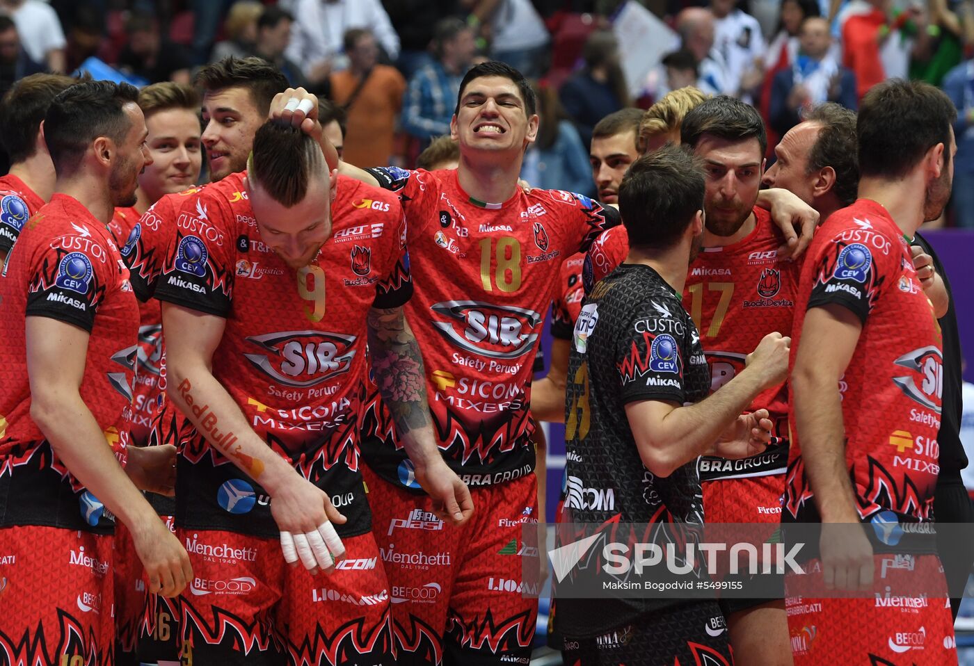Volleyball. Champions League Final Four. Men. Bronze medal match
