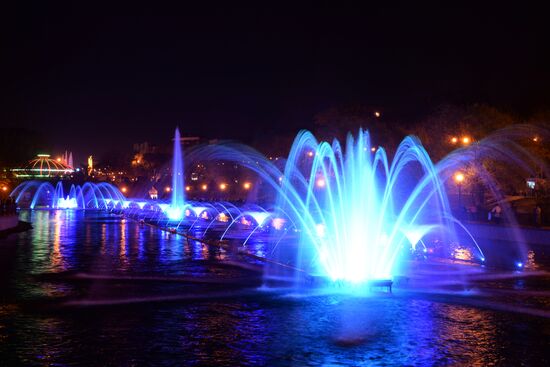 Fountains in Khabarovsk