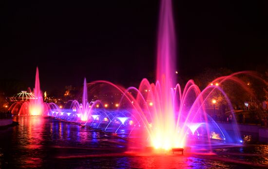 Fountains in Khabarovsk