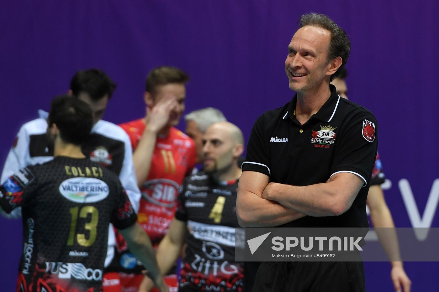 Volleyball. Champions League Final Four. Men. Bronze medal match