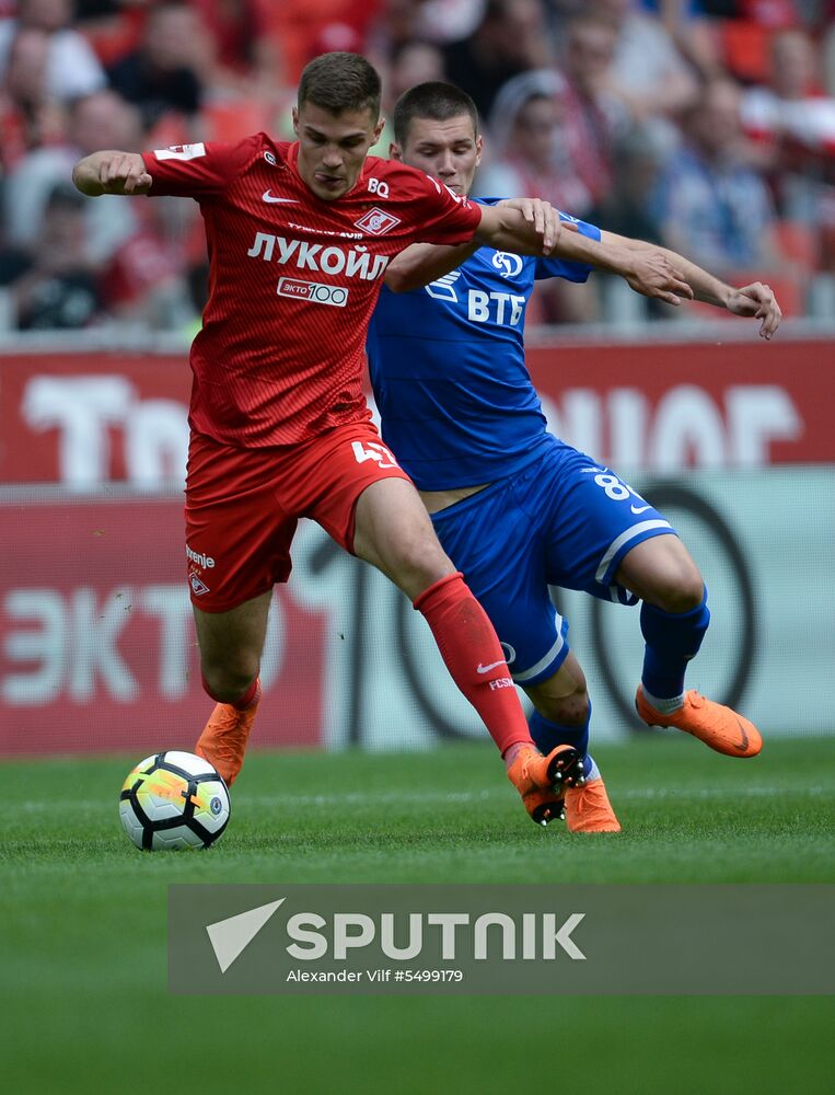 Football. Russian Premier League. Spartak vs. Dynamo