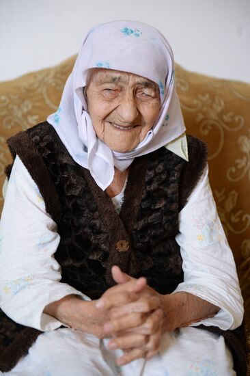 Koku Istambulova, 128-year-old woman from Chechnya
