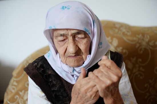 Koku Istambulova, 128-year-old woman from Chechnya