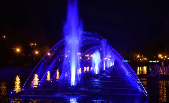 Fountains in Khabarovsk