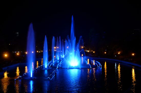 Fountains in Khabarovsk