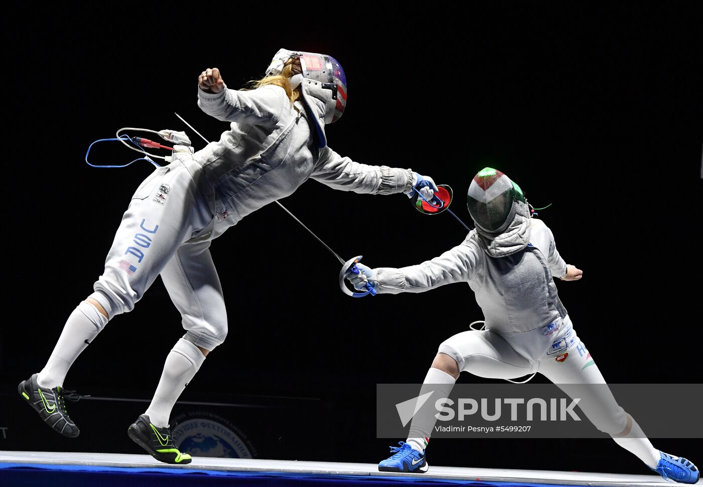 Fencing. 2018 Moscow Saber. Women