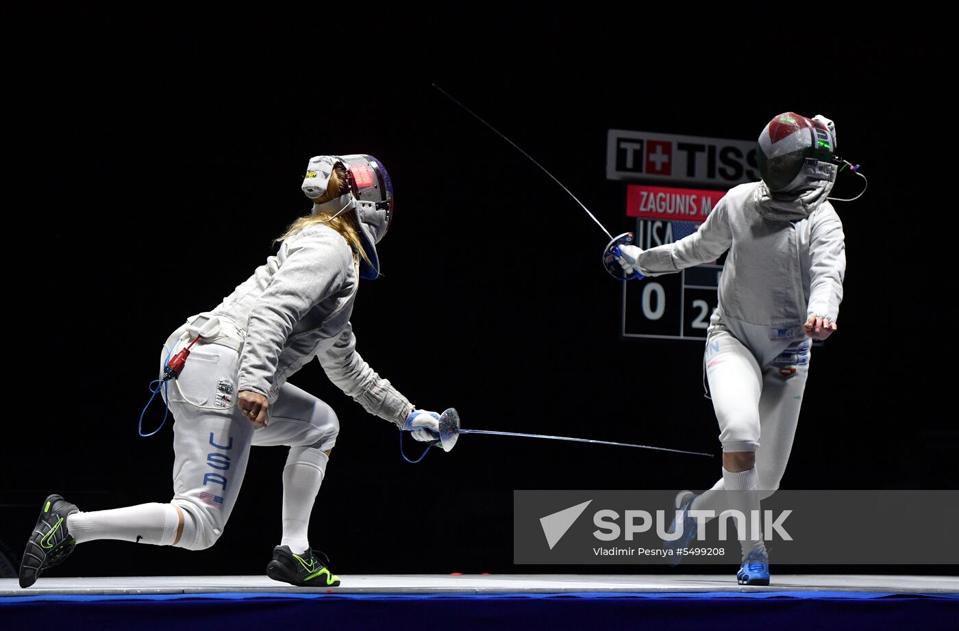 Fencing. 2018 Moscow Saber. Women