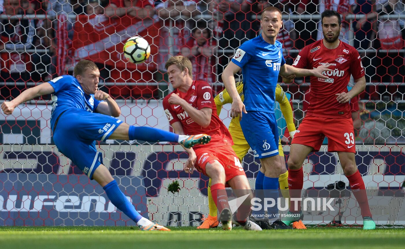 Football. Russian Premier League. Spartak vs. Dynamo