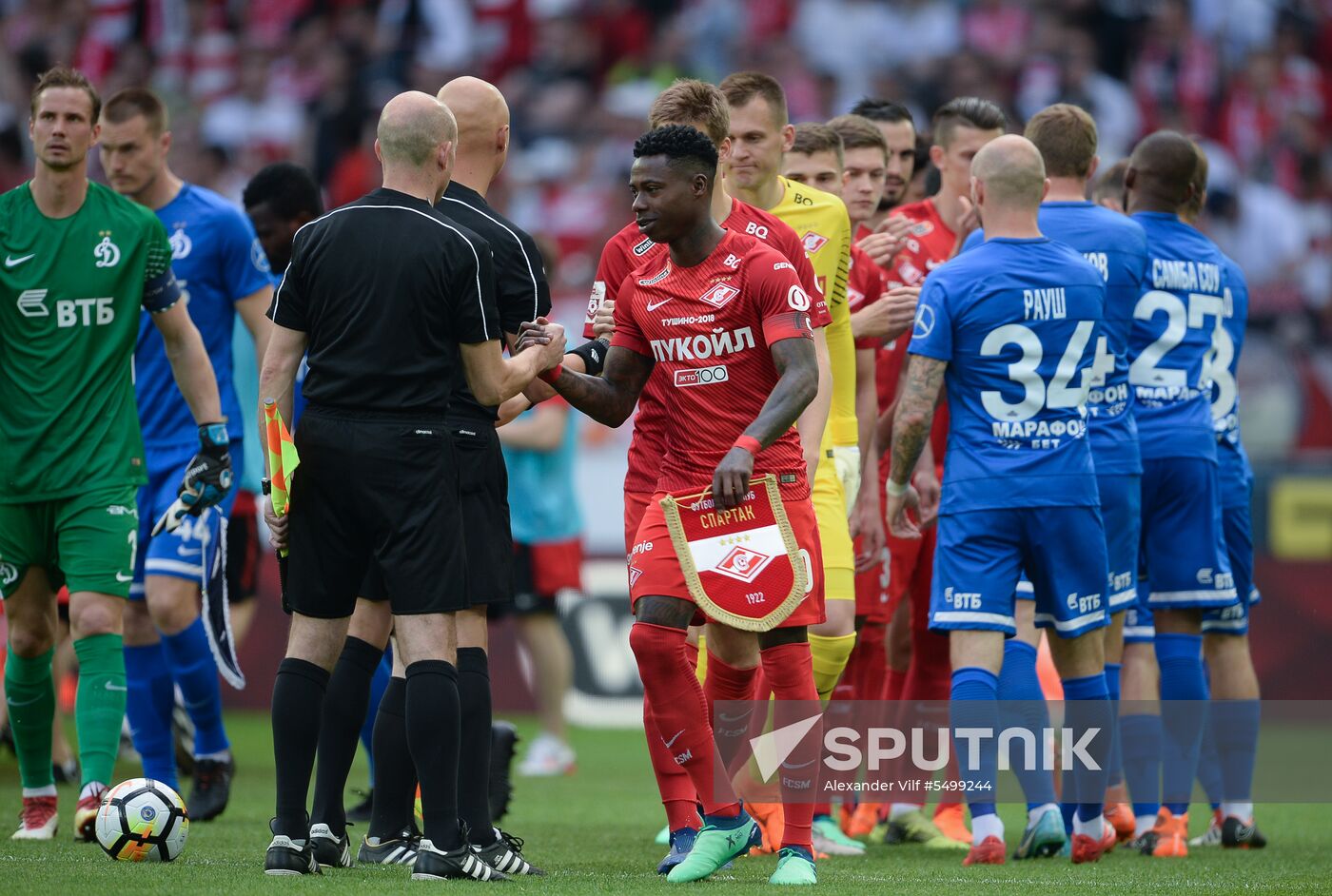 Football. Russian Premier League. Spartak vs. Dynamo