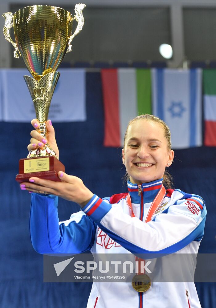 Fencing. 2018 Moscow Saber. Women