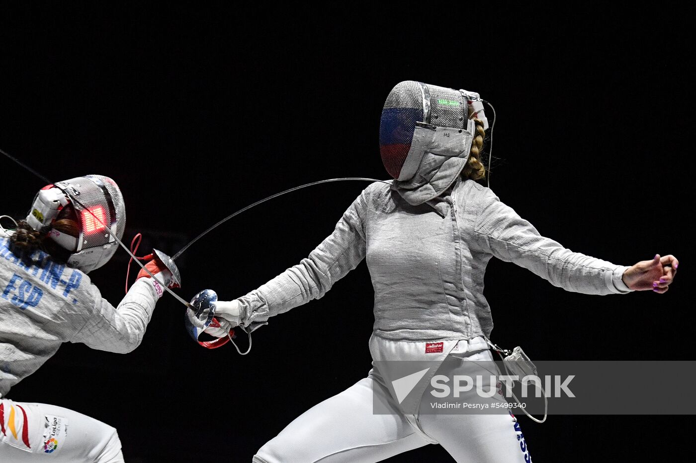 Fencing. 2018 Moscow Saber. Women