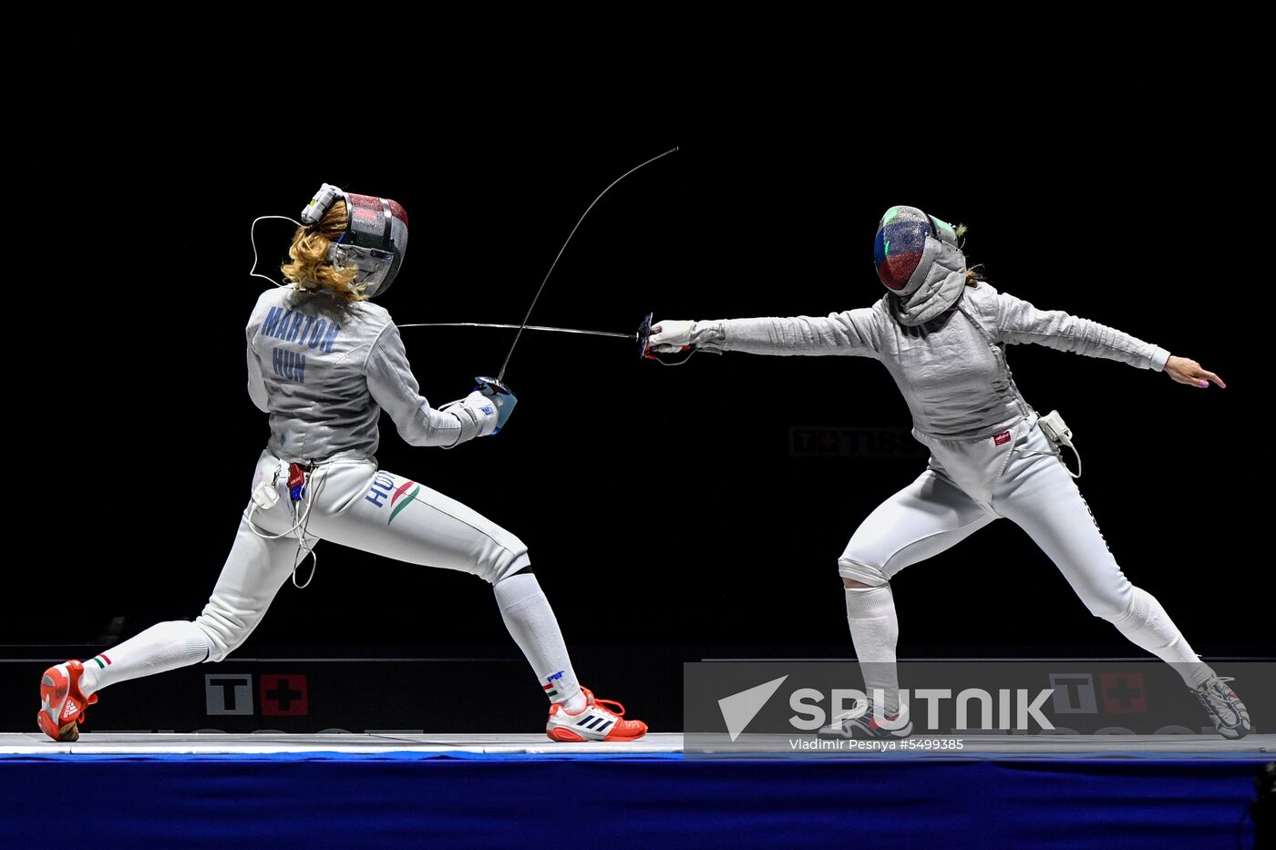 Fencing. 2018 Moscow Saber. Women