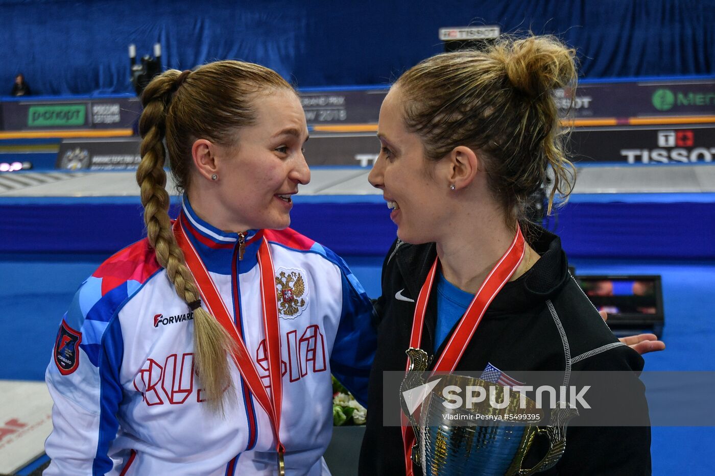 Fencing. 2018 Moscow Saber. Women