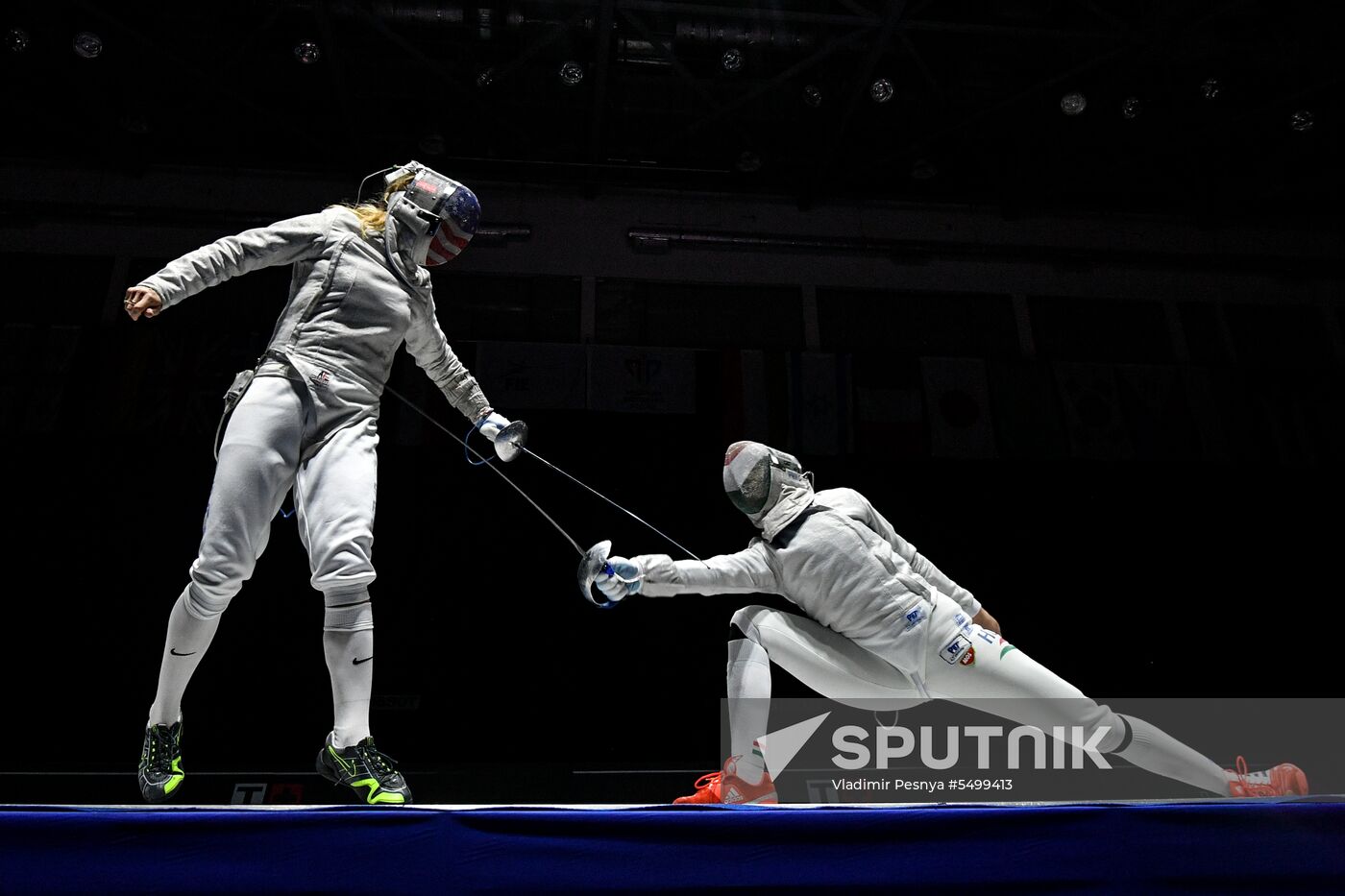 Fencing. 2018 Moscow Saber. Women