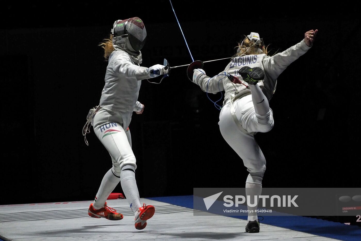 Fencing. 2018 Moscow Saber. Women
