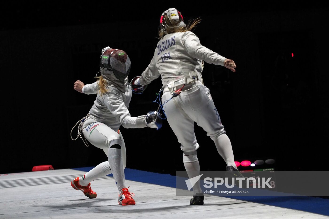 Fencing. 2018 Moscow Saber. Women