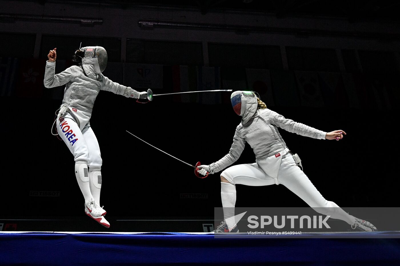 Fencing. 2018 Moscow Saber. Women
