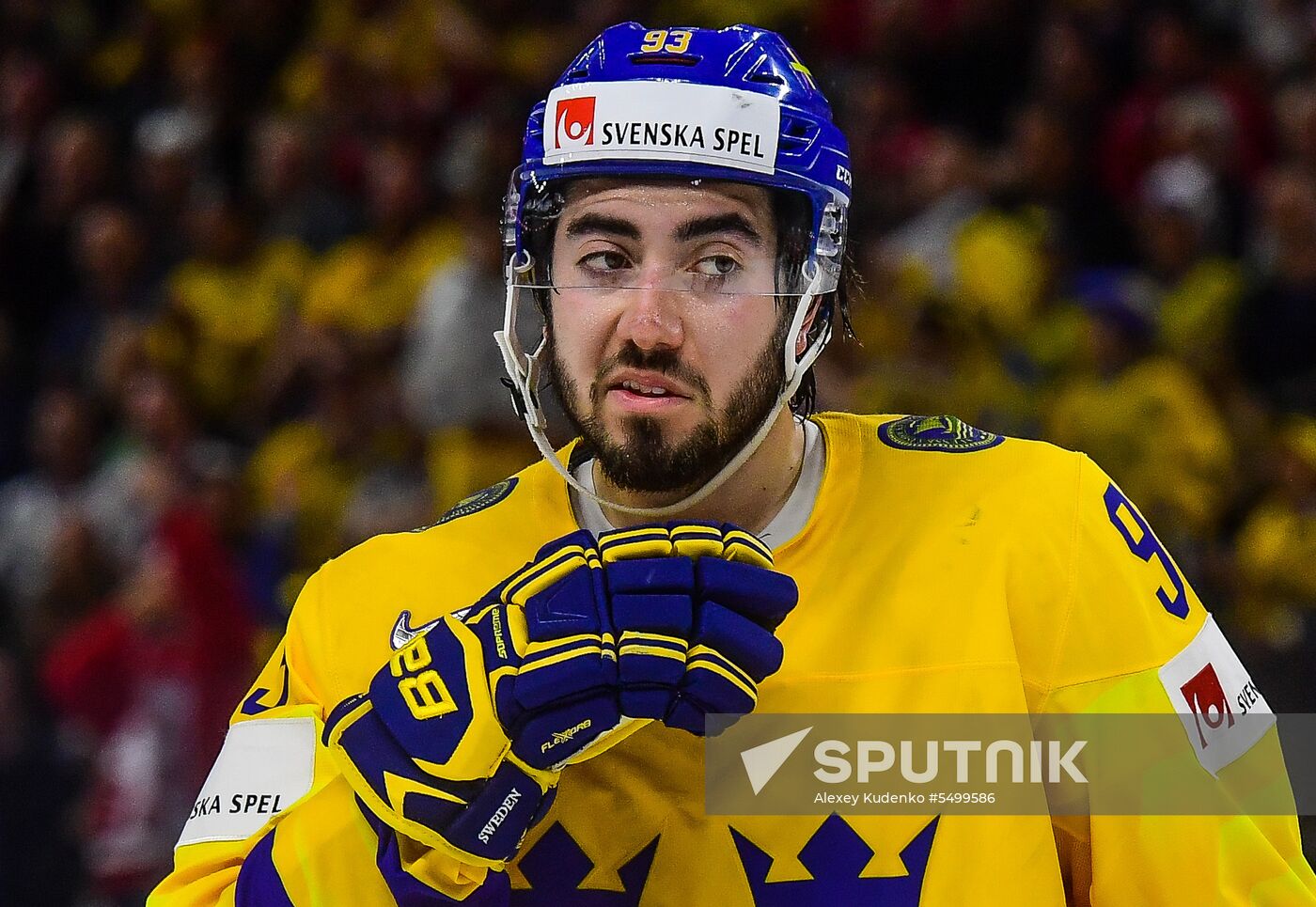 Ice hockey. 2018 IIHF World Championship. Switzerland vs. Sweden