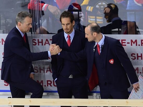 Ice hockey. 2018 IIHF World Championship. Switzerland vs. Sweden