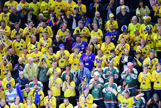 Ice hockey. 2018 IIHF World Championship. Switzerland vs. Sweden