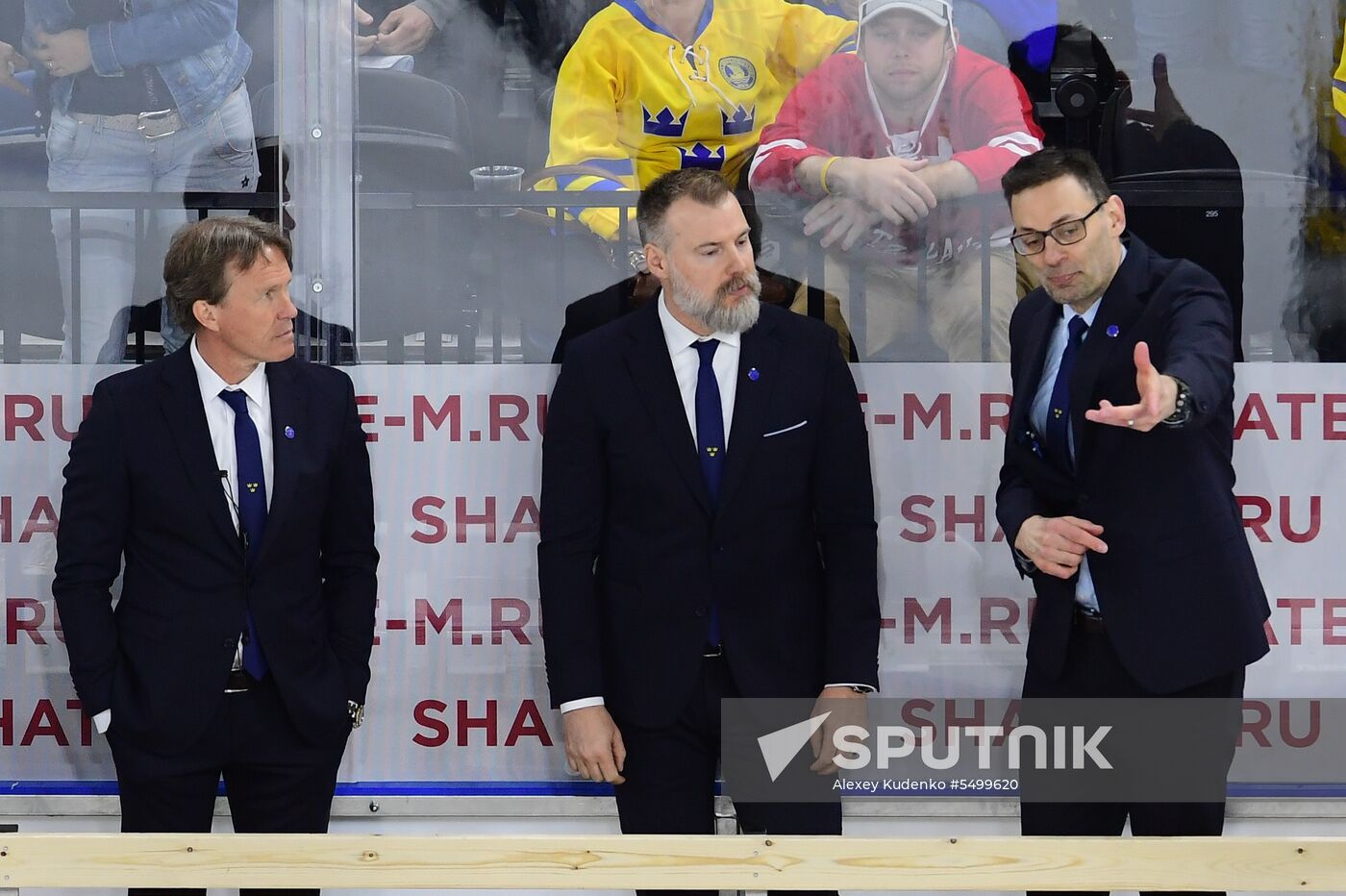 Ice hockey. 2018 IIHF World Championship. Switzerland vs. Sweden