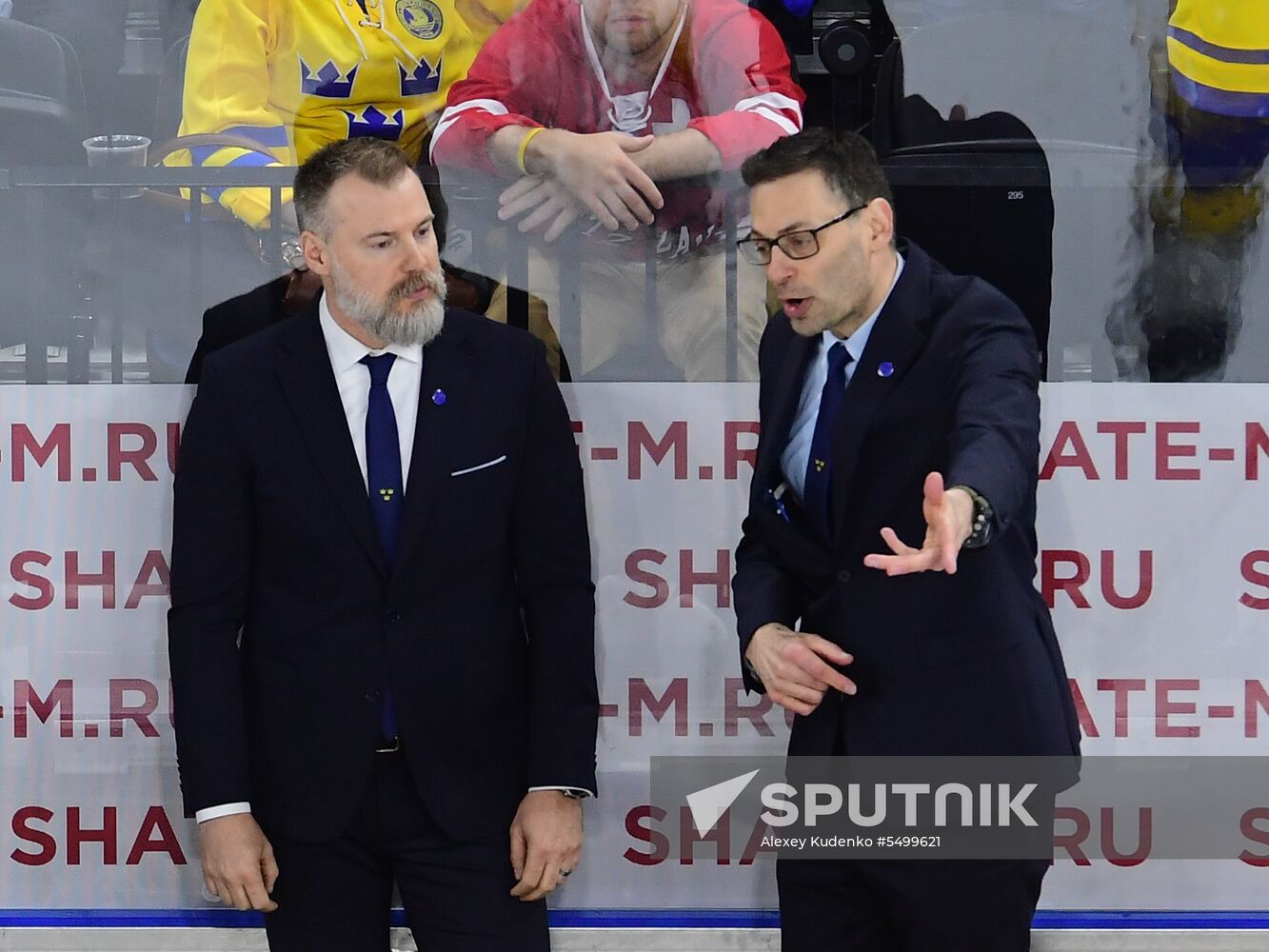 Ice hockey. 2018 IIHF World Championship. Switzerland vs. Sweden