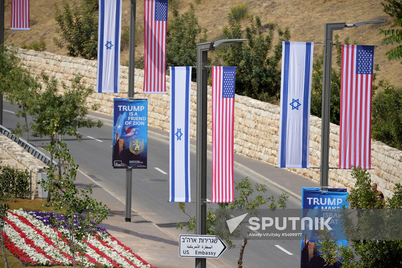 US embassy moved from Tel Aviv to Jerusalem