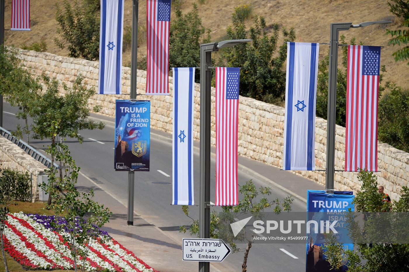 US embassy moved from Tel Aviv to Jerusalem