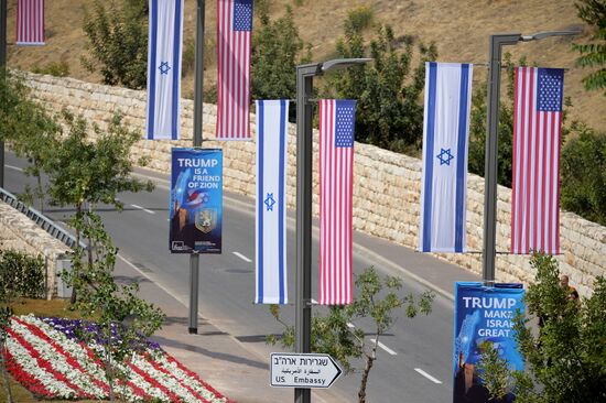 US embassy moved from Tel Aviv to Jerusalem