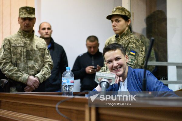 Court hearings on Nadezhda Savchenko's case
